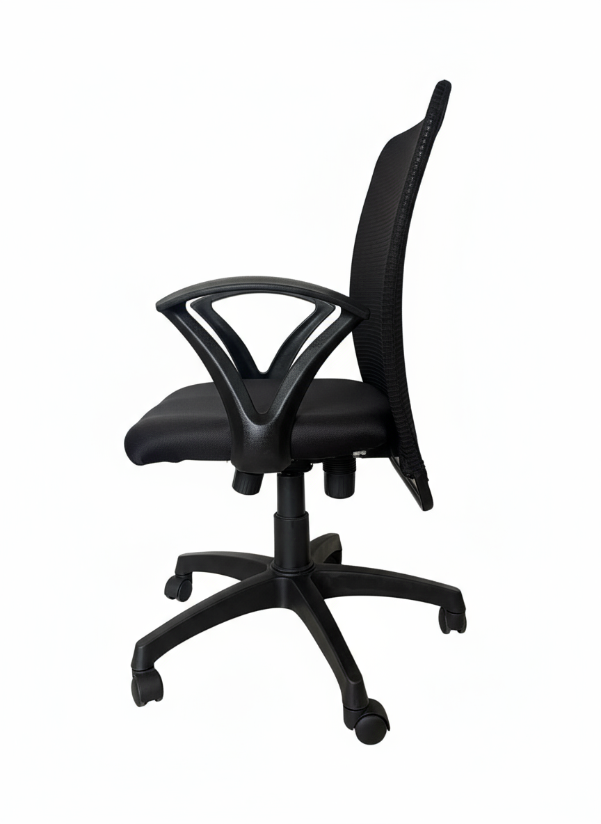 Mid back netted office chair