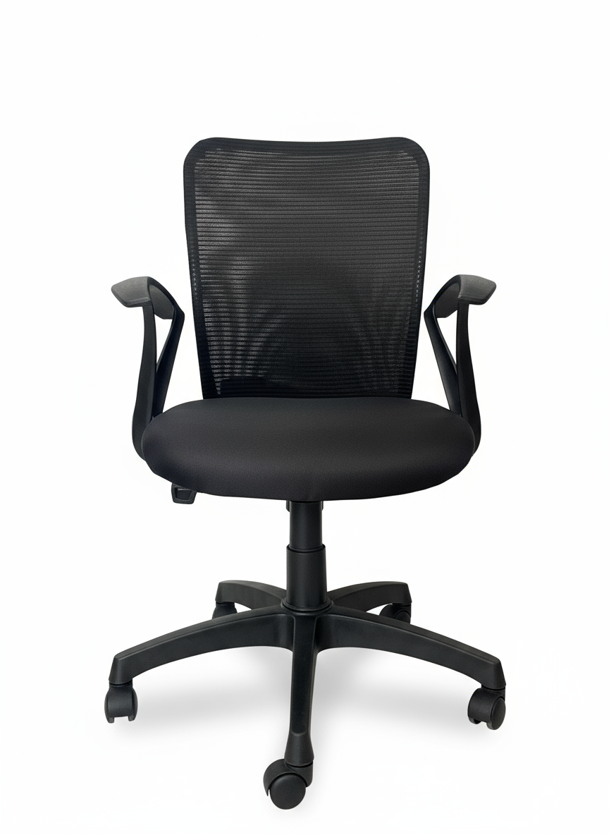 Mid back netted office chair